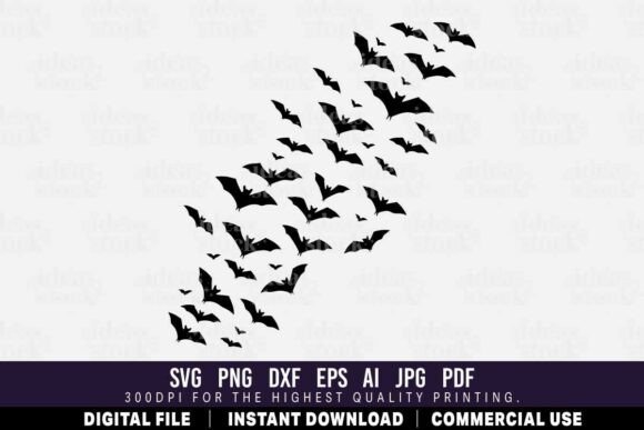 Download Flying Bats Silhouette - Bats silhouette Collection