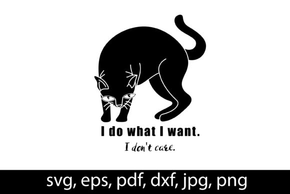 Download Black Cat Silhouette, Vector, Svg File - Vector Collection
