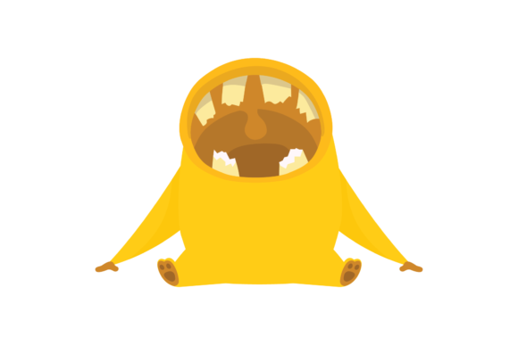 Download Monster Vector Terrifying Yellow - Vector Collection