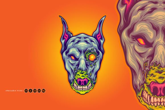 Download Terrifying Nightmares Dog Head Monster - Premium Resources