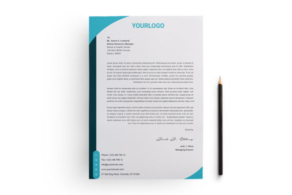 Download Vector Letterhead Design | Print Ready - Vector Collection