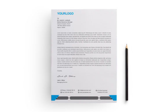 Download Print Ready Letterhead Template | Vector - Vector Collection