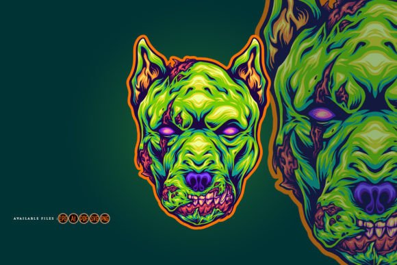 Download Terrifying Transformation Scary Dog Head - Premium Resources