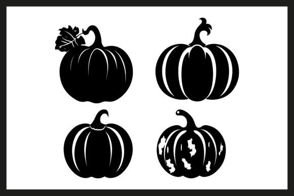Download Pumpkin Silhouette Logo Clipart Vector - Vector Collection